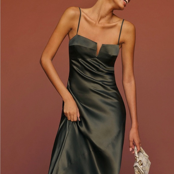 Reformation Brie Silk Dress - Picture 1 of 4